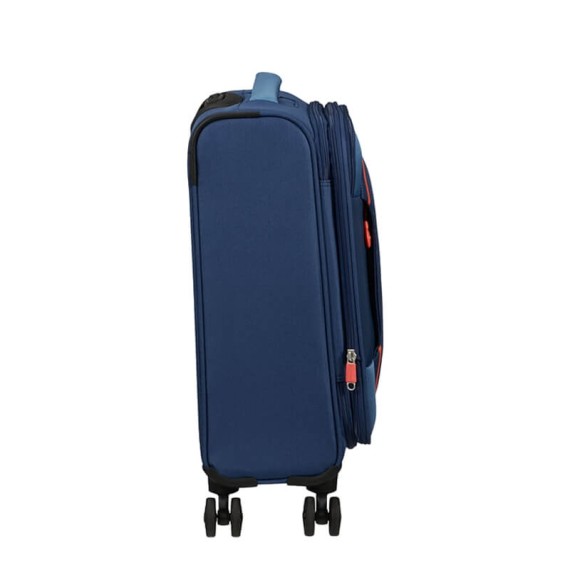 American Tourister Mala de Cabine / Trolley 55cm 4R Exp. PULSONIC Azul Marinho | Ref. 92MD600141