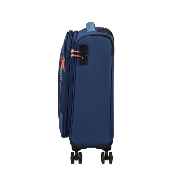American Tourister Mala de Cabine / Trolley 55cm 4R Exp. PULSONIC Azul Marinho | Ref. 92MD600141