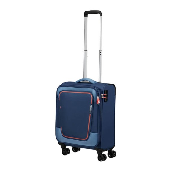 American Tourister Mala de Cabine / Trolley 55cm 4R Exp. PULSONIC Azul Marinho | Ref. 92MD600141