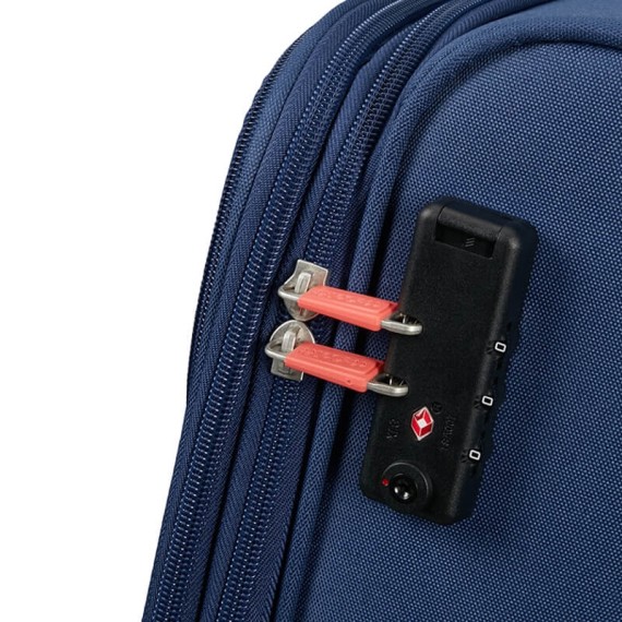 American Tourister Mala de Cabine / Trolley 55cm 4R Exp. PULSONIC Azul Marinho | Ref. 92MD600141