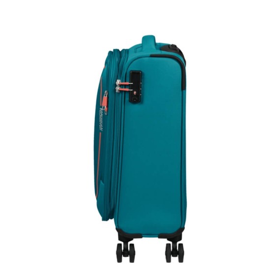 American Tourister Mala de Cabine / Trolley 55cm 4R Exp. PULSONIC Petróleo | Ref. 92MD600121