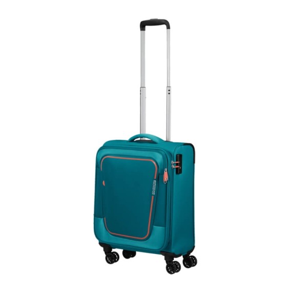 American Tourister Mala de Cabine / Trolley 55cm 4R Exp. PULSONIC Petróleo | Ref. 92MD600121