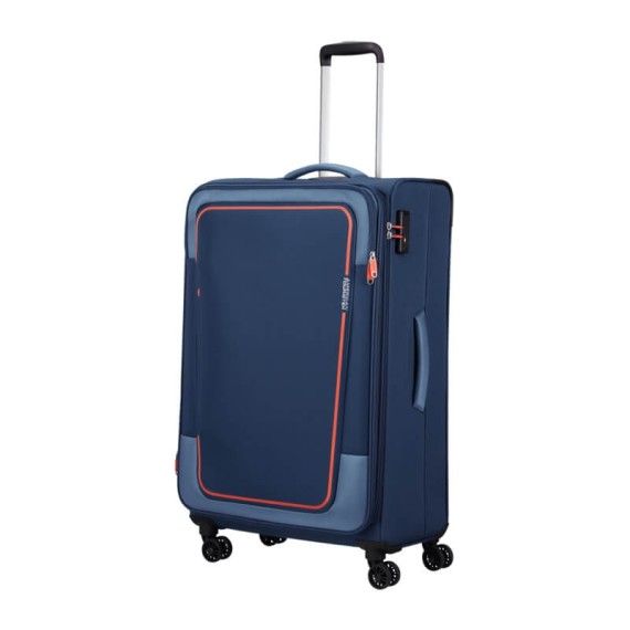 American Tourister Mala de Viagem Gigante 81cm 4R Exp. PULSONIC Azul Marinho | Ref. 92MD600341