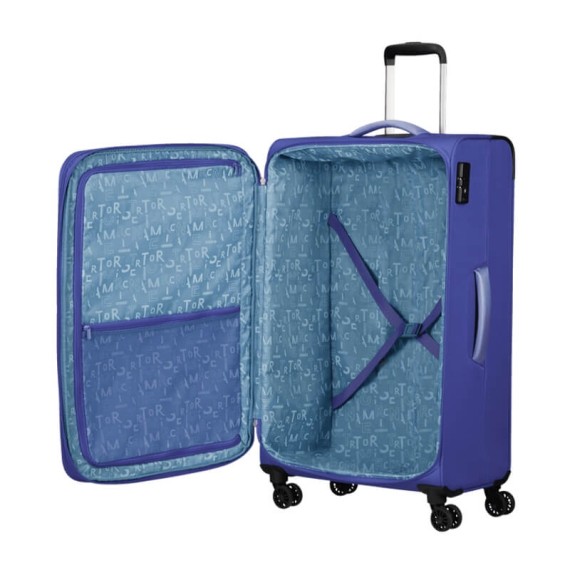 American Tourister Mala de Viagem Gigante 81cm 4R Exp. PULSONIC Lilás | Ref. 92MD600361