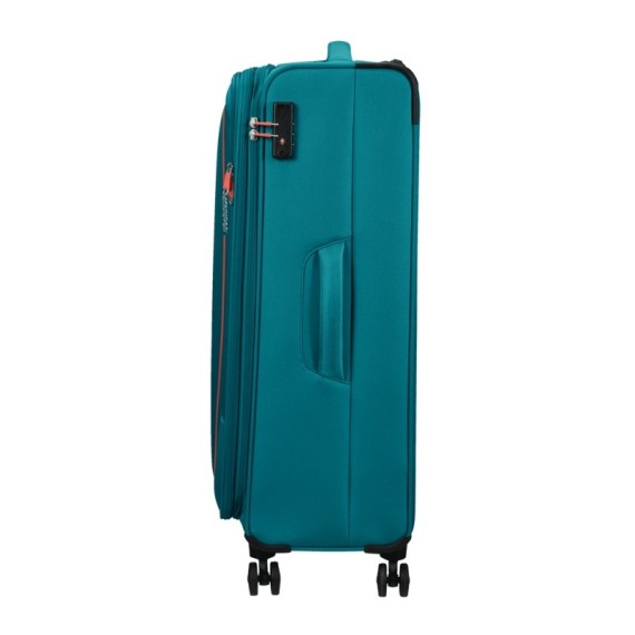 American Tourister Mala de Viagem Gigante 81cm 4R Exp. PULSONIC Petróleo | Ref. 92MD600321