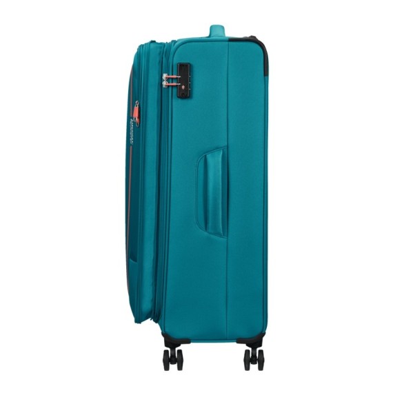 American Tourister Mala de Viagem Gigante 81cm 4R Exp. PULSONIC Petróleo | Ref. 92MD600321