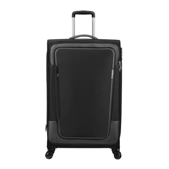American Tourister Mala de Viagem Gigante 81cm 4R Exp. PULSONIC Preta | Ref. 92MD600309