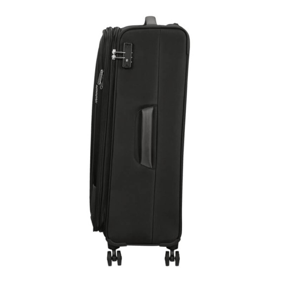 American Tourister Mala de Viagem Gigante 81cm 4R Exp. PULSONIC Preta | Ref. 92MD600309