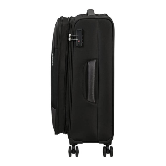 American Tourister Mala de Viagem Gigante 81cm 4R Exp. PULSONIC Preta | Ref. 92MD600309
