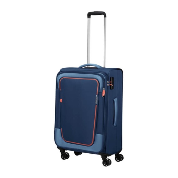 American Tourister Mala de Viagem Média 68cm 4R Exp. PULSONIC Azul Marinho | Ref. 92MD600241 American Tourister Mala de Viagem Média 68cm 4R Exp. PULSONIC Azul Marinho | Ref. 92MD600241
