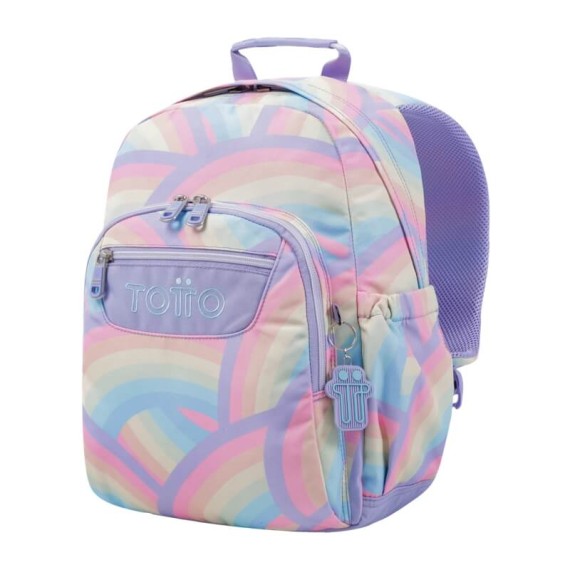 Mochila Escolar Arco-Íris 40Cm Gommas Totto 3QS Multicolor | Ref. 330.MA04ECO018J3QS