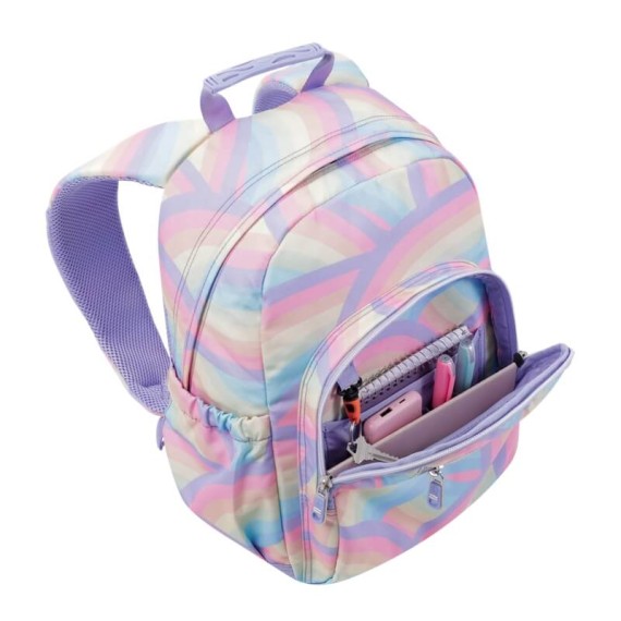 Mochila Escolar Arco-Íris 40Cm Gommas Totto 3QS Multicolor | Ref. 330.MA04ECO018J3QS