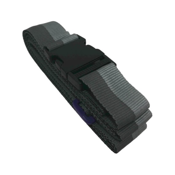 Cinta para Mala de Viagem 38mm Cinza Claro/Cinza Escuro | Ref. 79.01CCCE