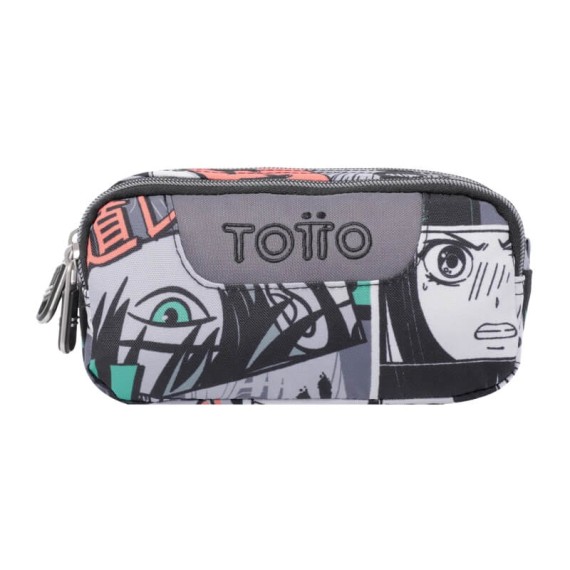 Estojo Escolar Duplo Sobre Totto 4YN Multicolor | Ref. 330.AC52ECO003Z4YN