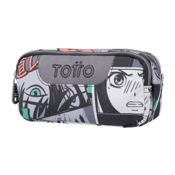 Estojo Escolar Duplo Sobre Totto 4YN Multicolor | Ref. 330.AC52ECO003Z4YN