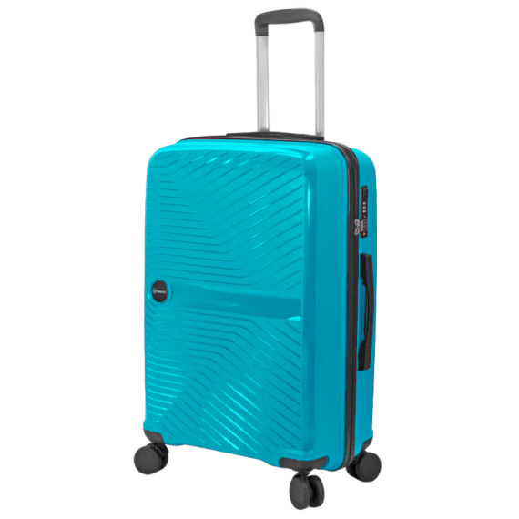 Benzi Mala de Viagem / Trolley Médio 65cm 4 Rodas BZ5685 Petróleo | Ref. 288.BZ5685PT-B