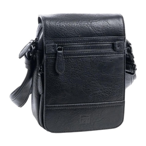 Bolsa de Tiracolo Pequena c/ Pala Matties RUSTIC Preta | Ref. 132.4010120