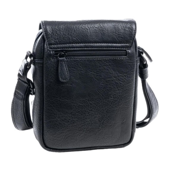 Bolsa de Tiracolo Pequena c/ Pala Matties RUSTIC Preta | Ref. 132.4010120