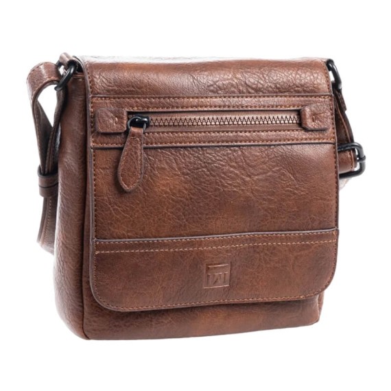 Bolsa de Tiracolo para Homem Matties RUSTIC Castanha | Ref. 132.4010080