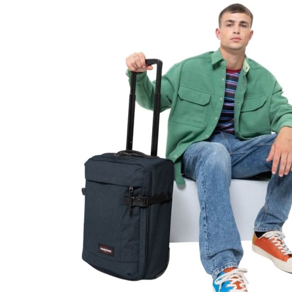 Mala de Cabine Easyjet 45cm 2R Eastpak TRANVERZ XXS Triple Denim | Ref. 267.BE826W