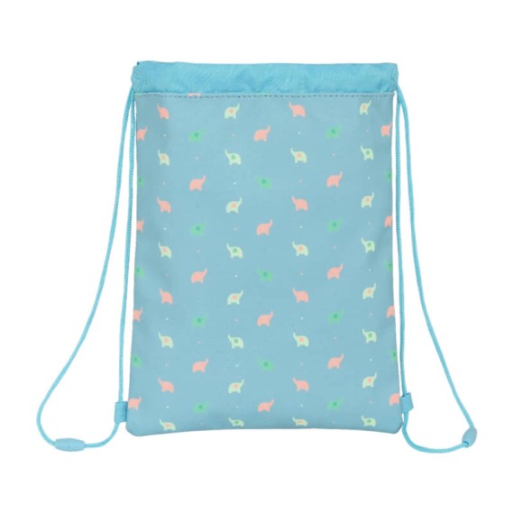Mochila Saco Infantil Safta ELEFANTES Azul | Ref. 248.642390855 Mochila Saco Infantil Safta ELEFANTES Azul | Ref. 248.642390855