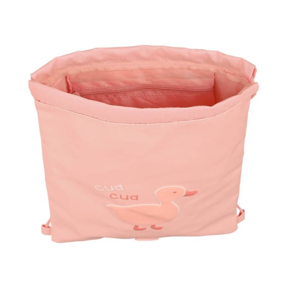 Mochila Saco Infantil Safta PATINHO Rosa | Ref. 248.642393855 Mochila Saco Infantil Safta PATINHO Rosa | Ref. 248.642393855