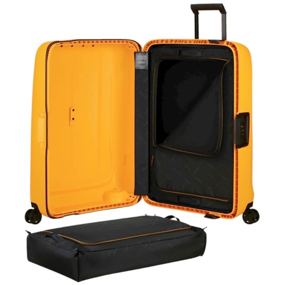 Samsonite Mala de Viagem / Trolley Grande 75cm 4R ESSENS Amarela | Ref. 92KM000336