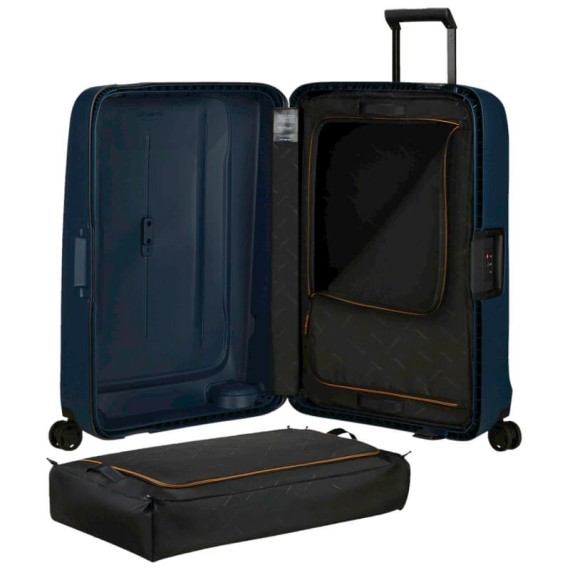Samsonite Mala de Viagem / Trolley Grande 75cm 4R ESSENS Azul Escuro | Ref. 92KM000311 Samsonite Mala de Viagem / Trolley Grande 75cm 4R ESSENS Azul Escuro | Ref. 92KM000311
