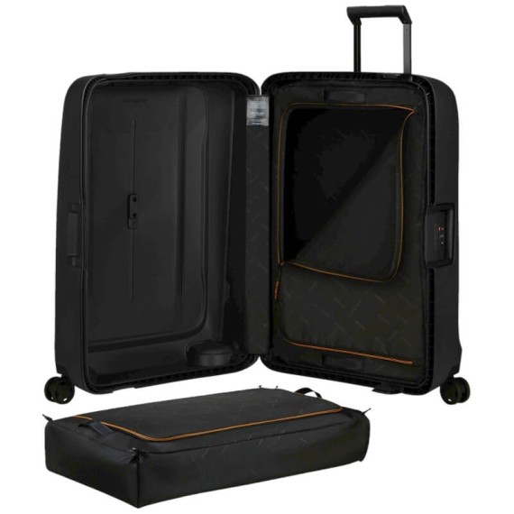 Samsonite Mala de Viagem / Trolley Grande 75cm 4R ESSENS Grafite | Ref. 92KM000328 Samsonite Mala de Viagem / Trolley Grande 75cm 4R ESSENS Grafite | Ref. 92KM000328