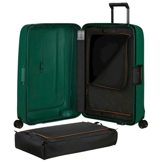 Samsonite Mala de Viagem / Trolley Grande 75cm 4R ESSENS Verde | Ref. 92KM000314