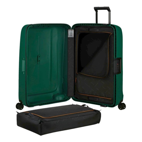 Samsonite Mala de Viagem / Trolley Médio 69cm 4R ESSENS Verde | Ref. 92KM000214