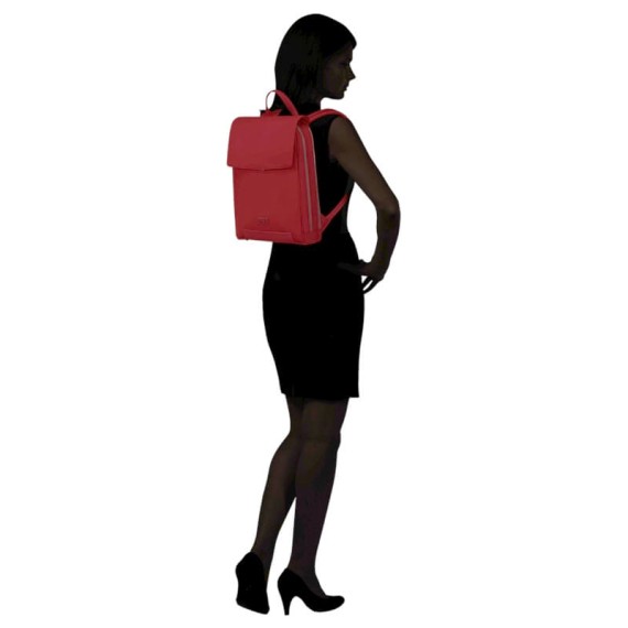 Samsonite Mochila c/ Aba para Portátil 14.1 ZALIA 3.0 Vermelha | Ref. 92KM400400