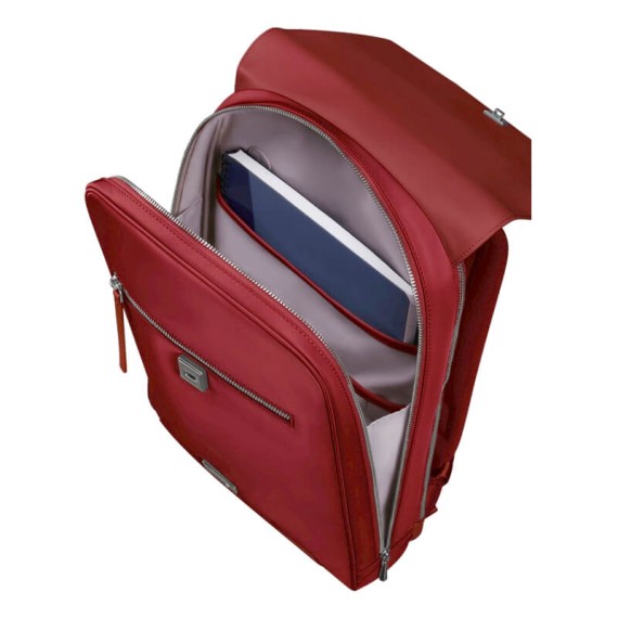 Samsonite Mochila c/ Aba para Portátil 14.1 ZALIA 3.0 Vermelha | Ref. 92KM400400