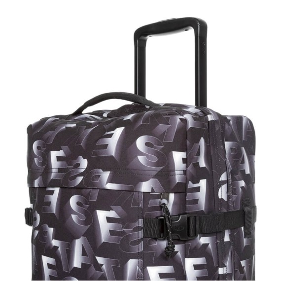 Trolley Cabine/Mochila 2 Rodas Eastpak STRAPVERZ S Blocktype Black | Ref. 267.96L6D6