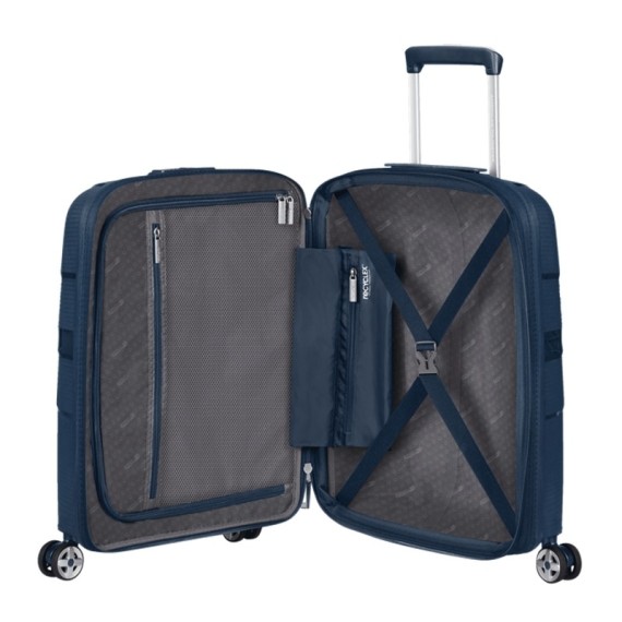 American Tourister Mala de Cabine / Trolley 55cm 4R Exp. STARVIBE Azul Marinho | Ref. 92MD500241
