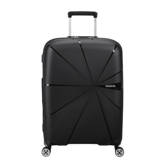 American Tourister Mala de Viagem Média 67cm 4R Exp. STARVIBE Preta | Ref. 92MD500309
