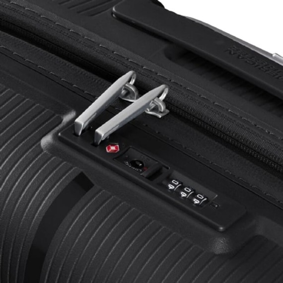 American Tourister Mala de Viagem Média 67cm 4R Exp. STARVIBE Preta | Ref. 92MD500309