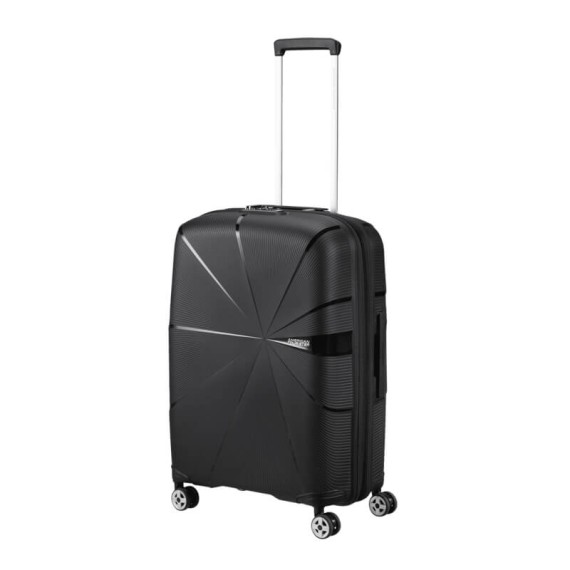 American Tourister Mala de Viagem Média 67cm 4R Exp. STARVIBE Preta | Ref. 92MD500309
