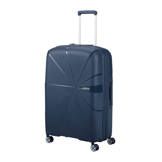 American Tourister Mala de Viagem Grande 77cm 4R Exp. STARVIBE Azul Marinho | Ref. 92MD500441