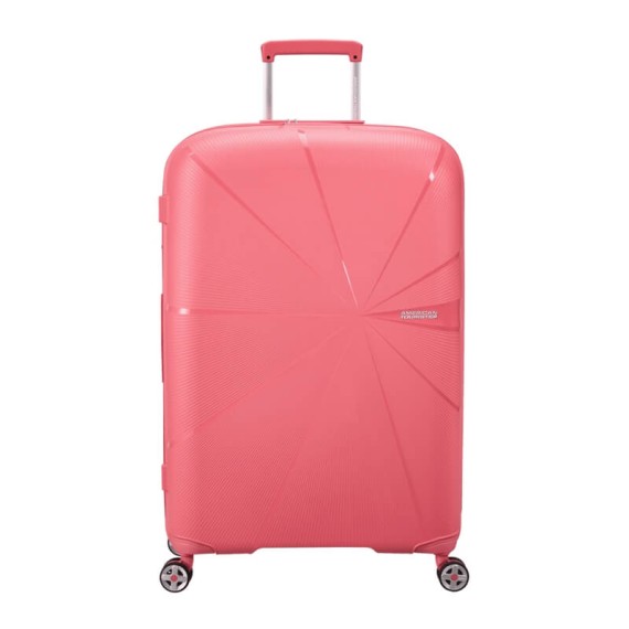 American Tourister Mala de Viagem Grande 77cm 4R Exp. STARVIBE Coral | Ref. 92MD500400