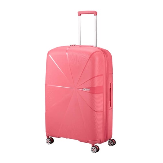 American Tourister Mala de Viagem Grande 77cm 4R Exp. STARVIBE Coral | Ref. 92MD500400