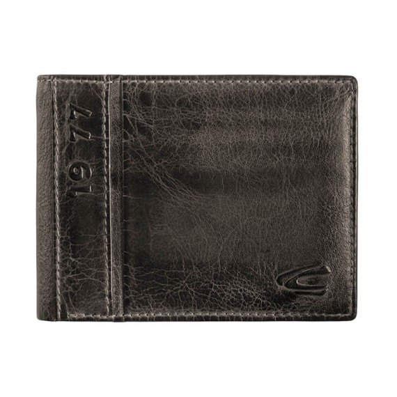 Camel Active Carteira Porta-Notas com Porta-Moedas MELBOURNE Preta | Ref. 9124770260
