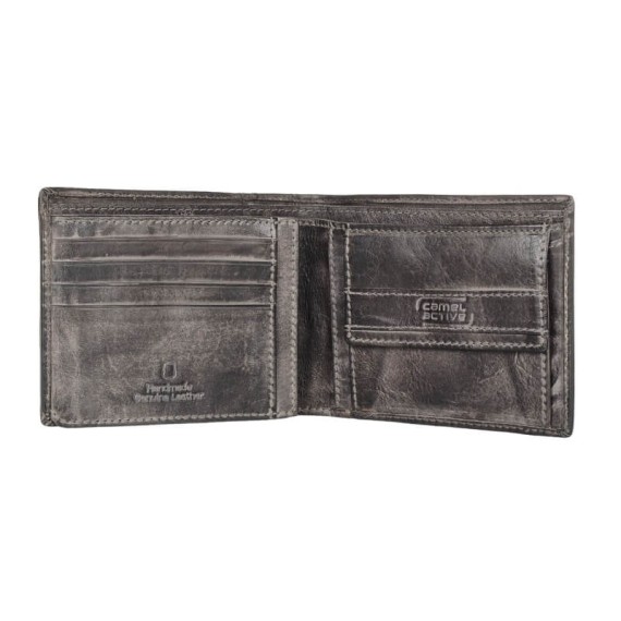 Camel Active Carteira Porta-Notas c/ P. Moedas MELBOURNE Preta | 9124770360