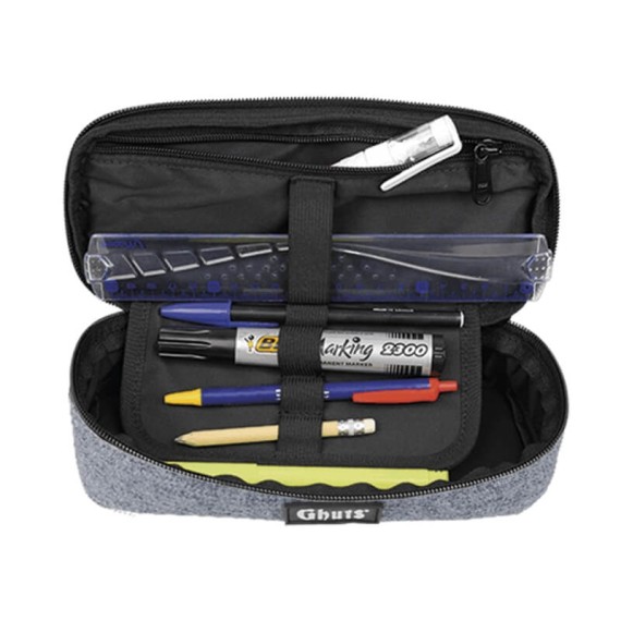 Ghuts Estojo Escolar Retangular GH157 L52 Black 1572152 | Ref. 294.2215752
