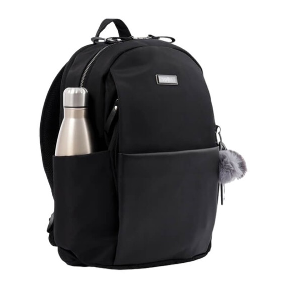 Mochila Feminina para Portátil 14” ADELAIDE 1 Totto N01 Preta | Ref. 330.MA04ADE0010N01