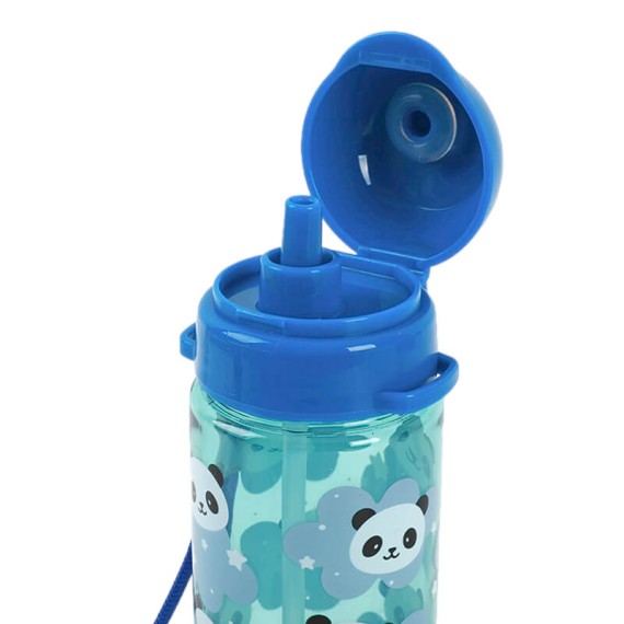 Garrafa de Água Tritan 400ml I-Drink PANDA Azul | Ref. 343.ID2113