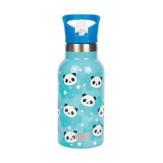 Garrafa Térmica 350ml I-Drink Kids PANDA Azul | Ref. 343.ID0505