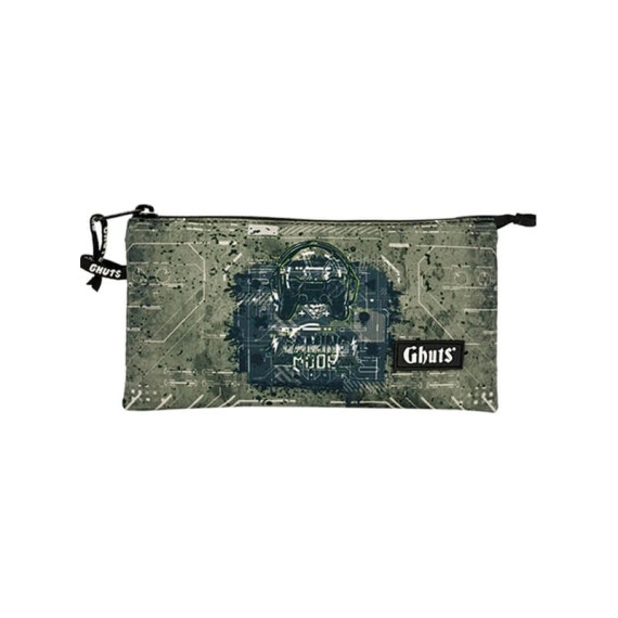 Ghuts Estojo Escolar Triplo GH109 P29 Game On 1092329 | Ref. 294.2310929