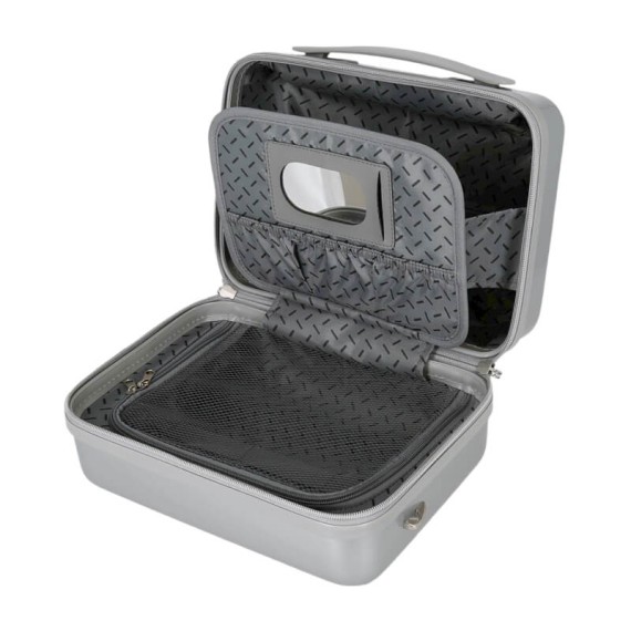 Necessaire Adaptável Disney 100 JOYFUL Minnie Prateado | Ref. 186.3643922