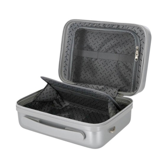 Necessaire Adaptável Disney 100 JOYFUL Minnie Prateado | Ref. 186.3643922